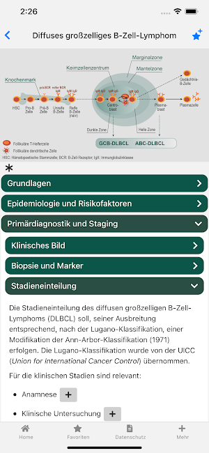Non-Hodgkin-Lymphom onkowissen Screenshot 1