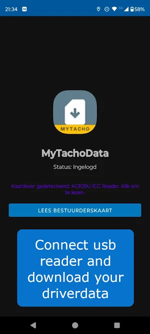 MyTachoData Screenshot 2