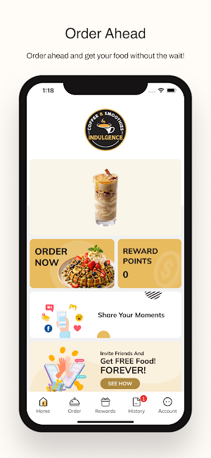 Indulgence Coffee Screenshot 0