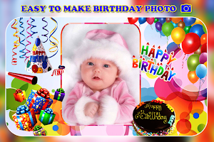 Happy Birthday Photo Frame Screenshot 2