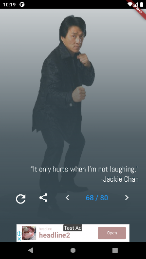 Jackie Chan Quotes Screenshot 1