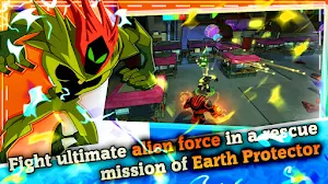 Earth Protector Alien Heroes Screenshot 1