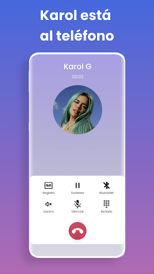 Karol G Fake Video Call & Chat Screenshot 2