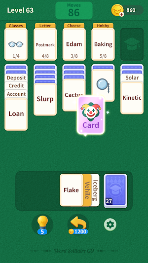Word Solitaire Go Screenshot 2