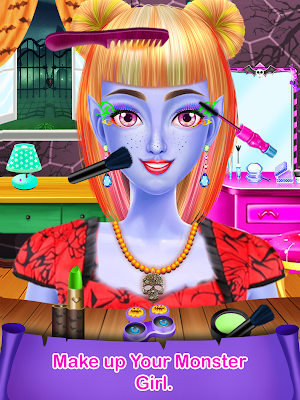 Halloween Scary Girl Makeup Salon - Free Game 2020 Screenshot 2