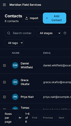 Relay: AI-Native CRM Screenshot 1