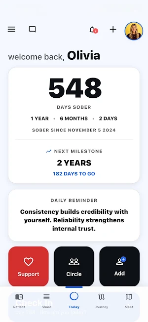 SobrCircle: Recovery Community Screenshot 0