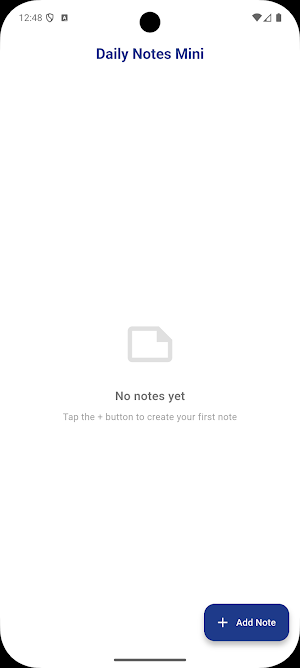 Daily Notes Mini screenshot 1