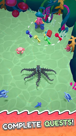 Octopus Invasion: Eat & Evolve Screenshot 3