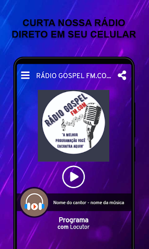 RÁDIO GOSPEL FM.COM Screenshot 1