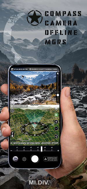 Compass Camera Offline MGRS Screenshot 0