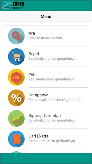 Zafer Otomotiv B2B Screenshot 0