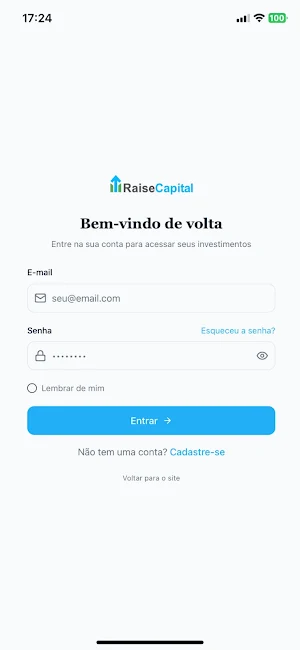 Raise Capital Screenshot 0