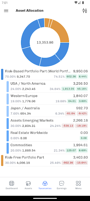 Portfolio Performance Screenshot 1
