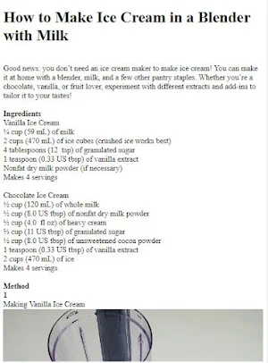 Ice Cream Recipes Guide Screenshot 2
