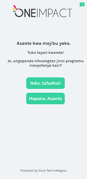 OneImpact Tanzania Screenshot 2