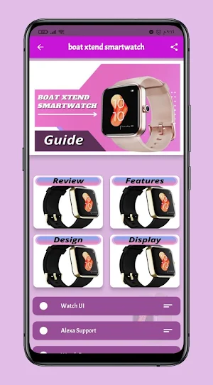 boat xtend smartwatch Guide Screenshot 0