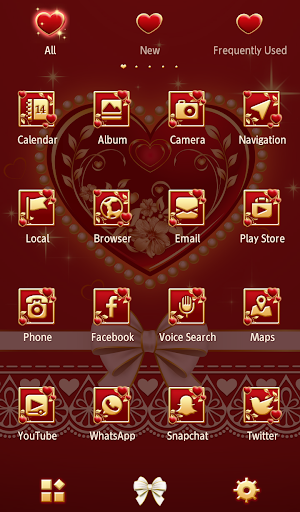 Gorgeous Red Theme Screenshot 2