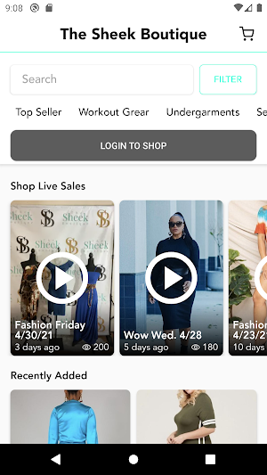 The Sheek Boutique Screenshot 1