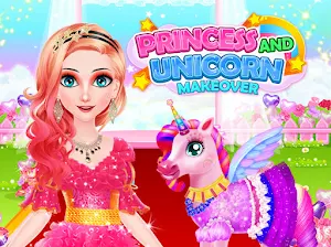 Girl Games: Unicorn & Princess Screenshot 0
