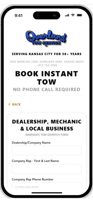 Overland Tow Service Screenshot 2