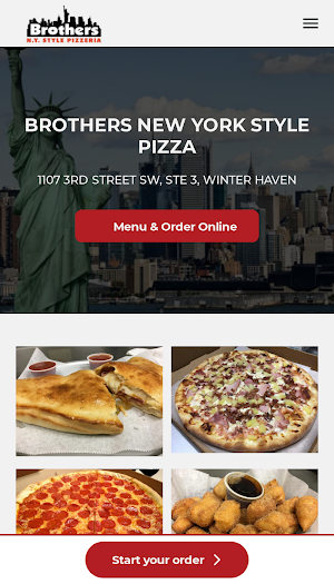 Brothers NY Style Pizzeria Screenshot 0