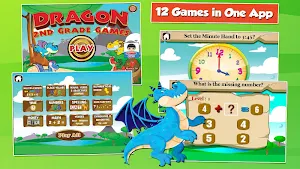 Games for 2nd Grade: Dragon Screenshot 0