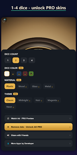 Dice Box 3D - 3D Dice Roller Screenshot 3