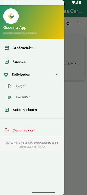 Osceara Salud Screenshot 1