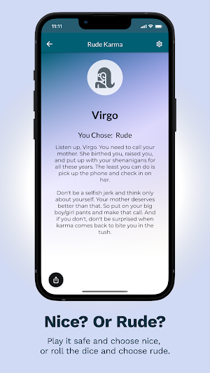 Rude Karma - Sassy Astrology Screenshot 2