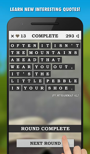 Famous Quotes Guessing Game Screenshot 2