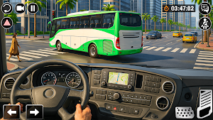 Commercial City Bus Driving 3D Screenshot 0