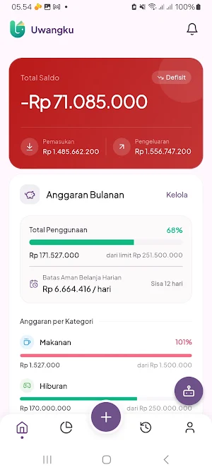 Uwangku: Catat Uang Pakai AI Screenshot 0