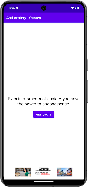 Anti Anxiety - Quotes Screenshot 0