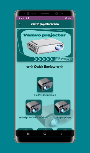 Vamvo projector review Screenshot 0