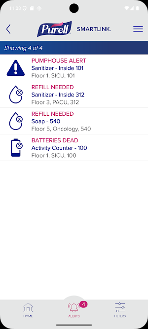 PURELL SMARTLINK® Screenshot 1