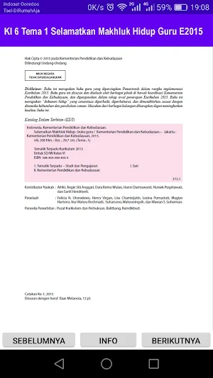 Kl 6 Tema 1 Selamatkan Mahkluk Screenshot 1
