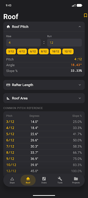 Slope Calculator & Tools Screenshot 1