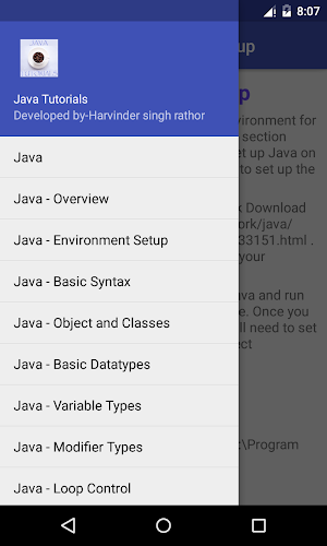 Java Tutorials Screenshot 1
