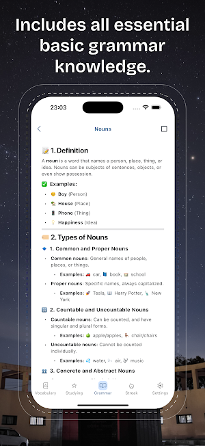 English Handbook - Learning Screenshot 1