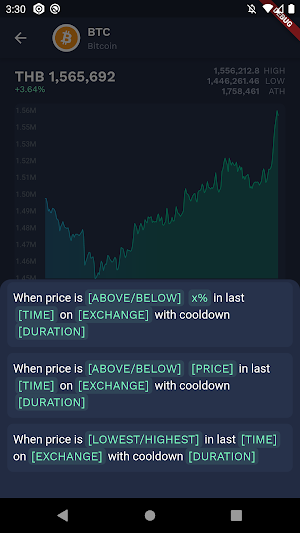 Blocksignal - A Bitcoin and cryptocurrency Alerts Screenshot 3