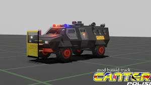 Mod Bussid Truck Canter Polisi Screenshot 0