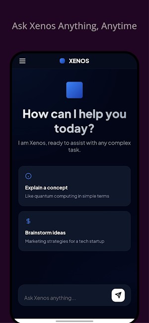 Xenos AI: Chat, Write, Create Screenshot 1