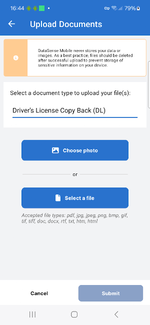 DataSense Mobile Screenshot 0
