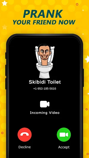 Toilet Video Call Prank Screenshot 0