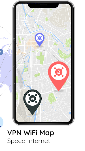 VPN WiFi Map - Speed Internet Screenshot 1