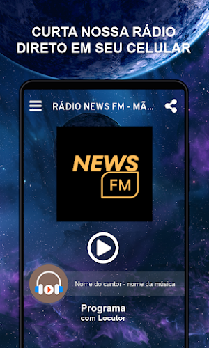 RÁDIO NEWSFM MÚSICA INFORMAÇÃO Screenshot 0
