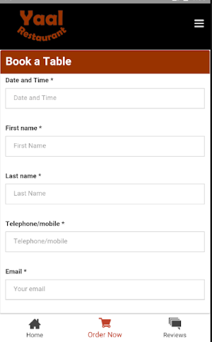 Yaal Restaurant Screenshot 2
