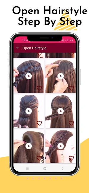 Girls Hairstyle Step By Step Screenshot 3