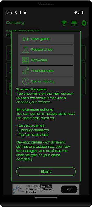 Game Studio Manager Screenshot 1